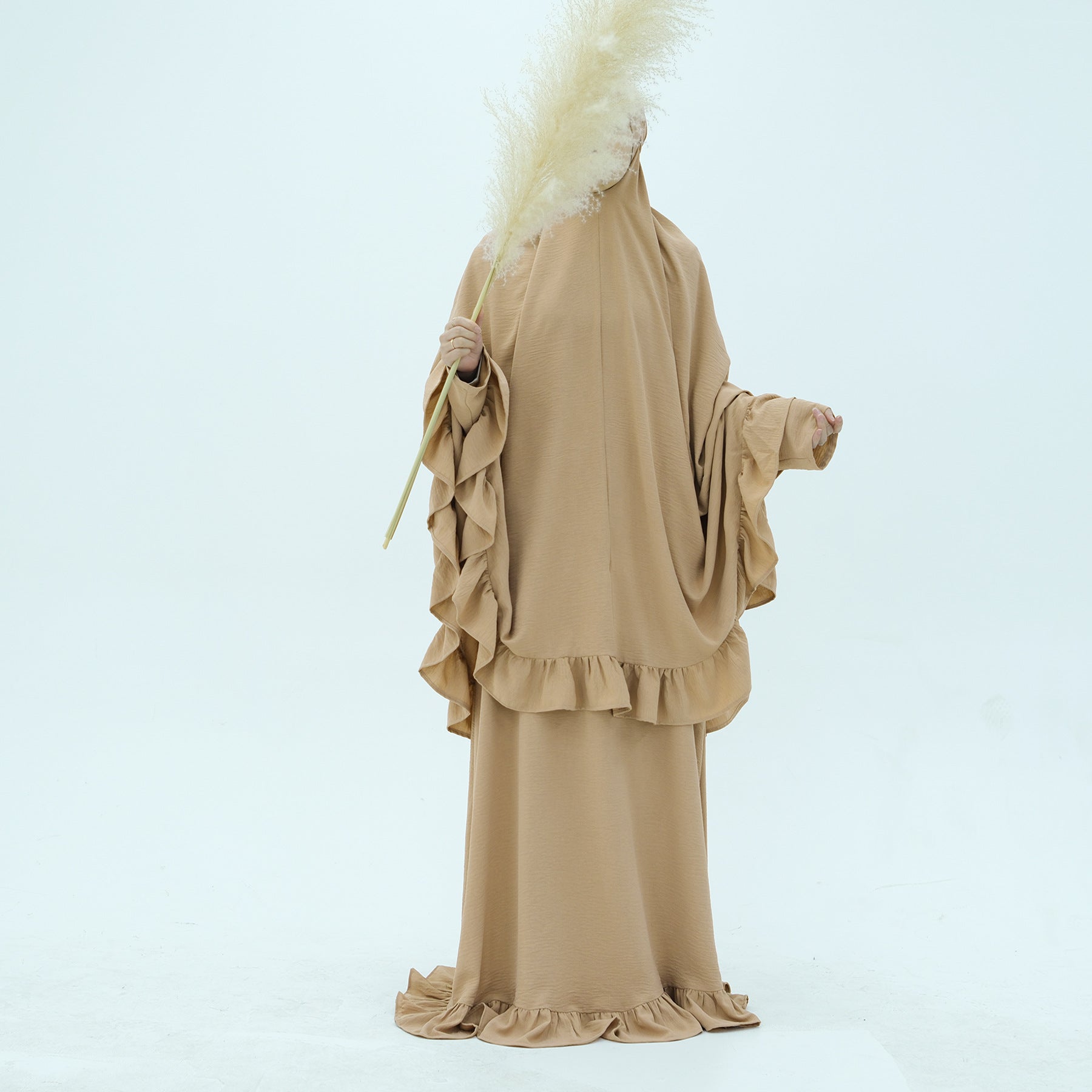 Solid Color Jilbab Abaya Niqab