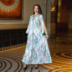 Sequins Abayas - Blue