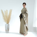 Feather Batwing Adjustable Abaya