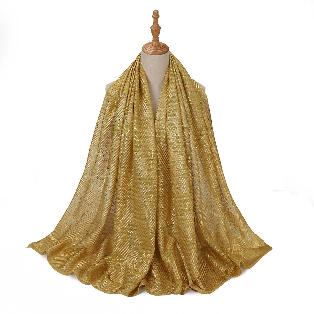 Maple Leaf Printed Hijab