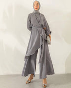 Fashion Strap Top&Wide Leg Pants Set