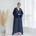 Elegant Chiffon Open Abaya