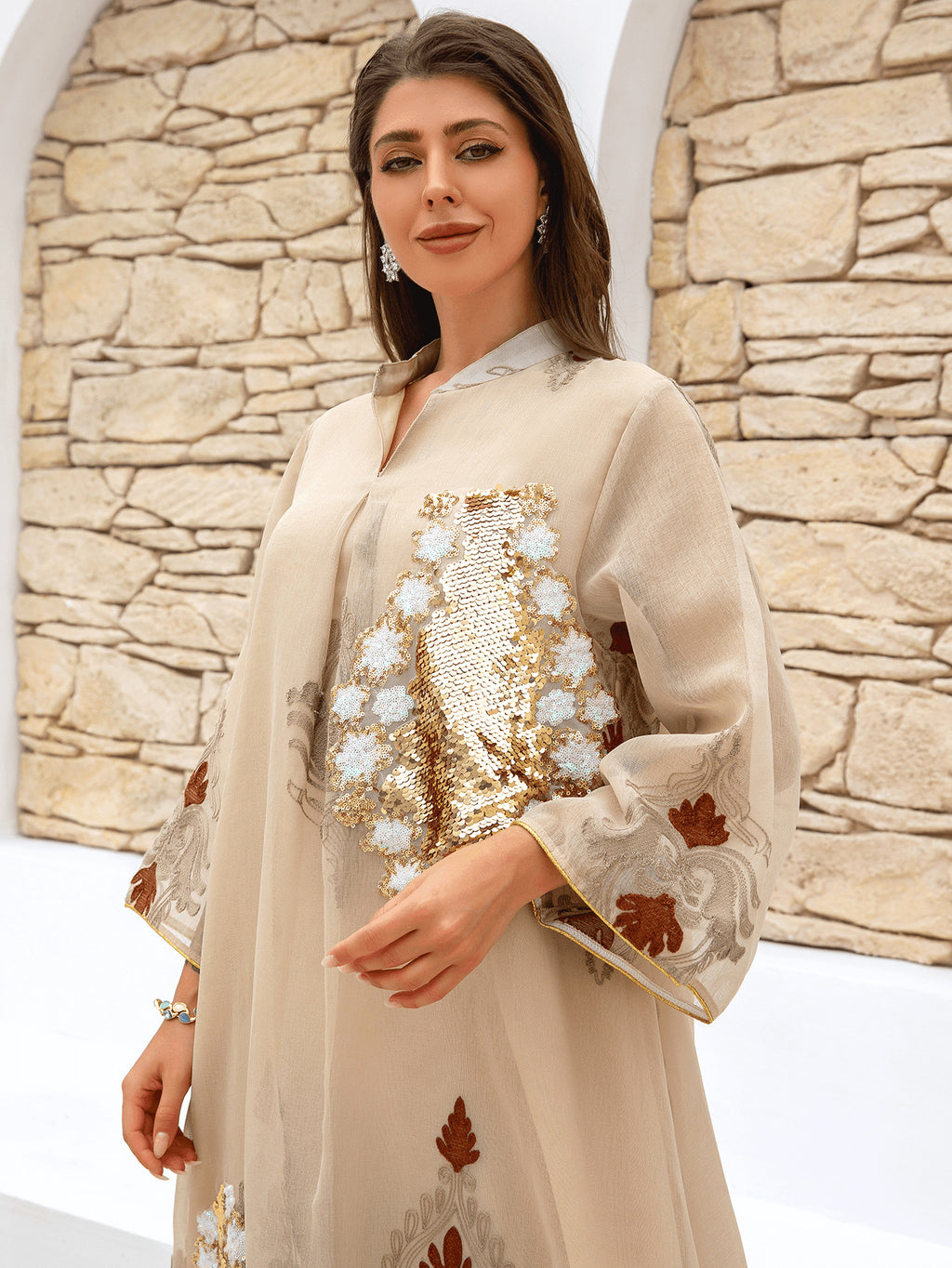 Floral Caftan Ramadan Party Kaftan