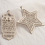 Wooden Hanging Ornament Festival Decor