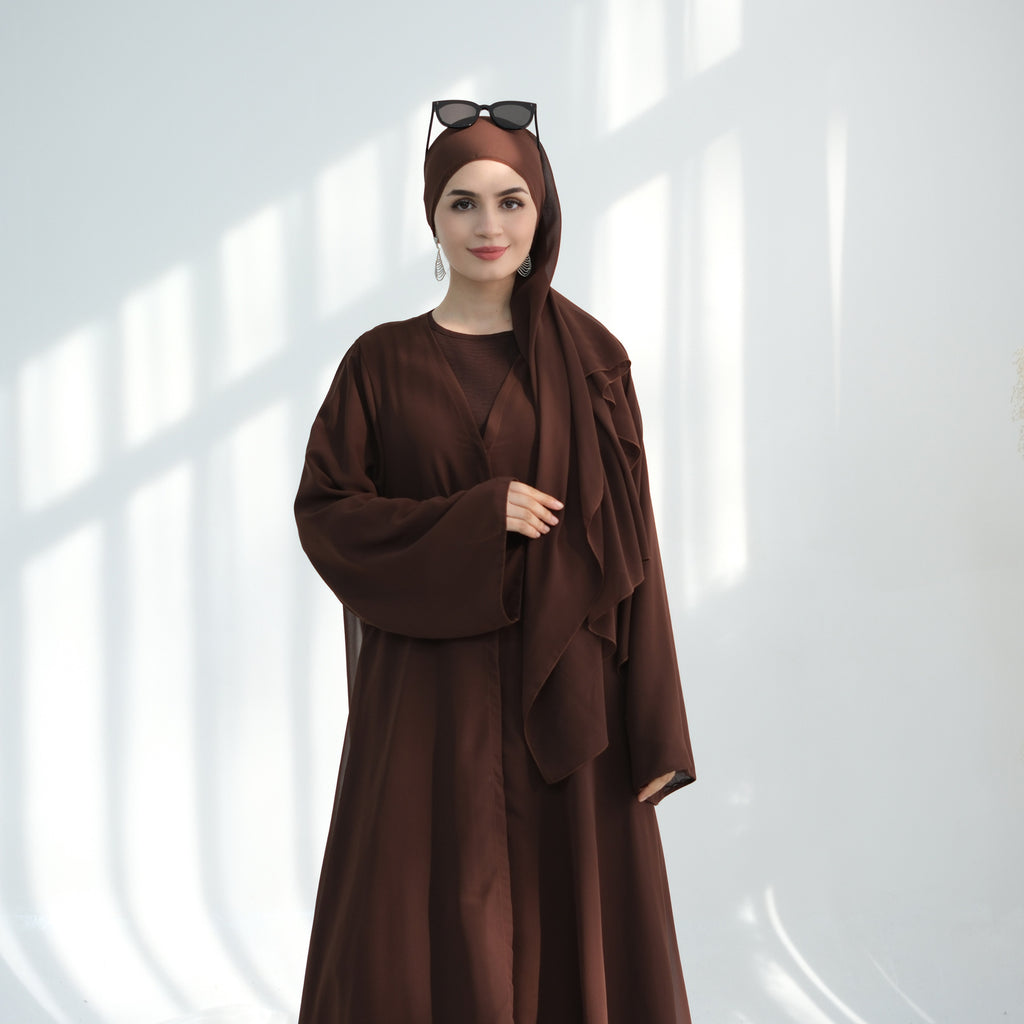 Two-piece Abaya with Double Sleeves
