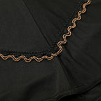 Solid Color Metal Chain Edge Hijab