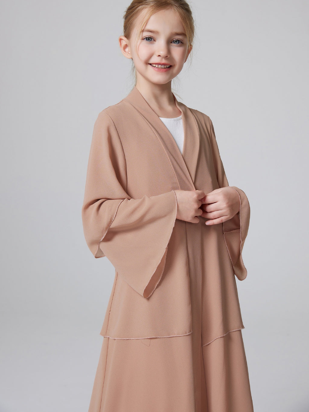 Ramadan Stylish Open Front Abaya Dress