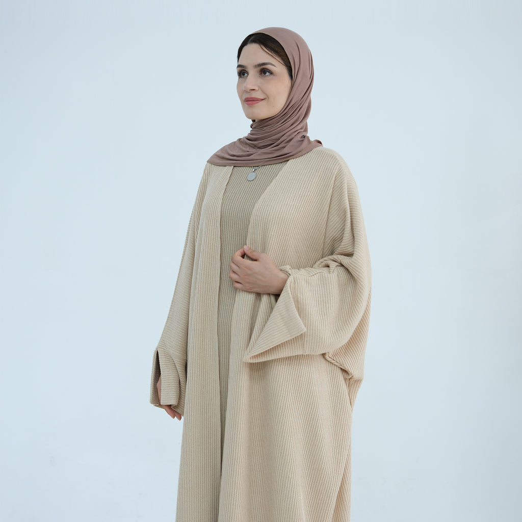 Thick knitted Sweater Abaya