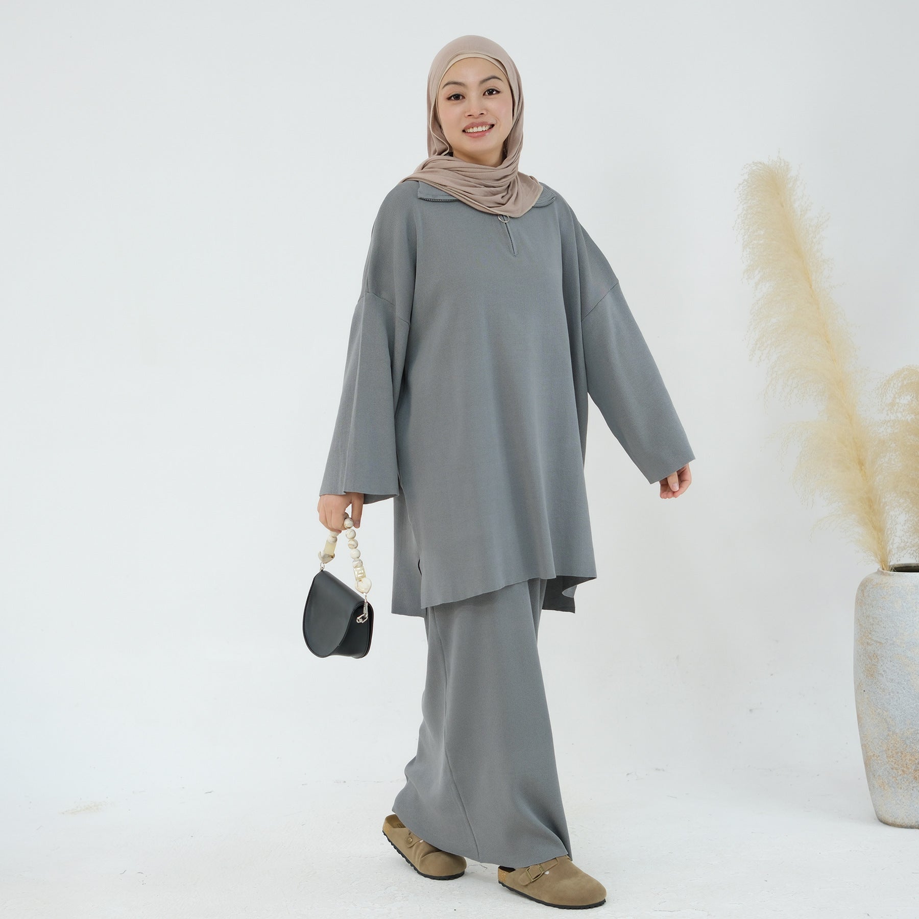 2 Pcs Loose Sweater Skirt