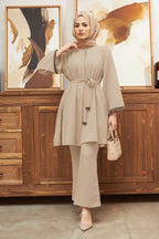 Hot Loose Top Flared Pants 2-piece Set