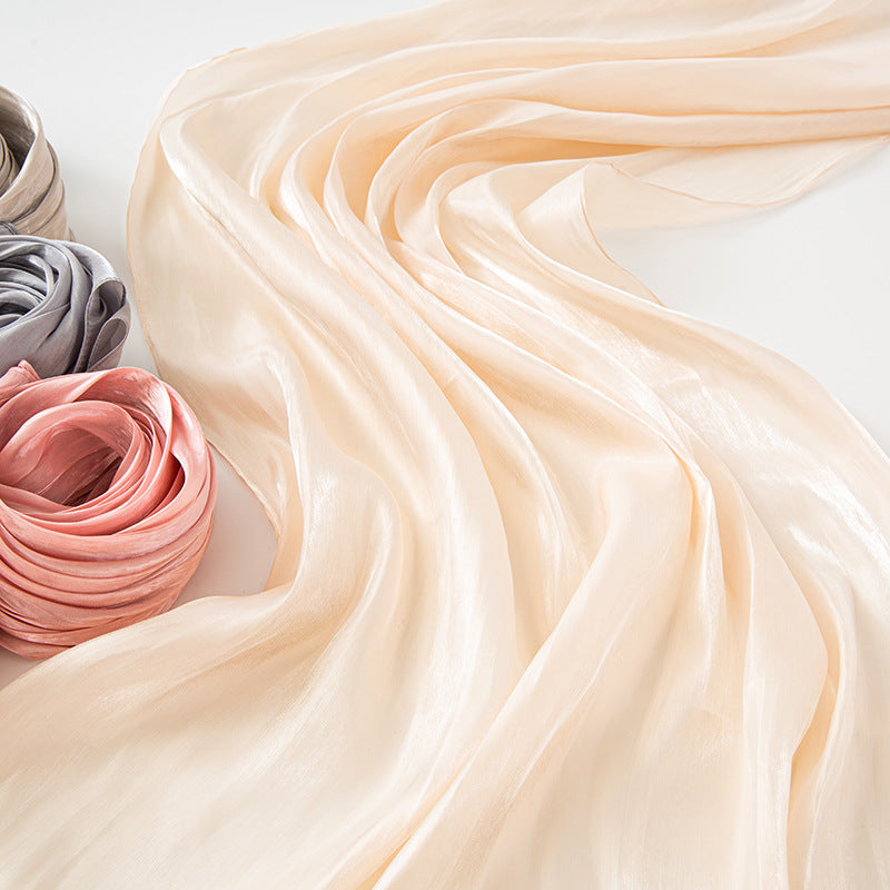 Solid Color Lightweight Hijab Scarf