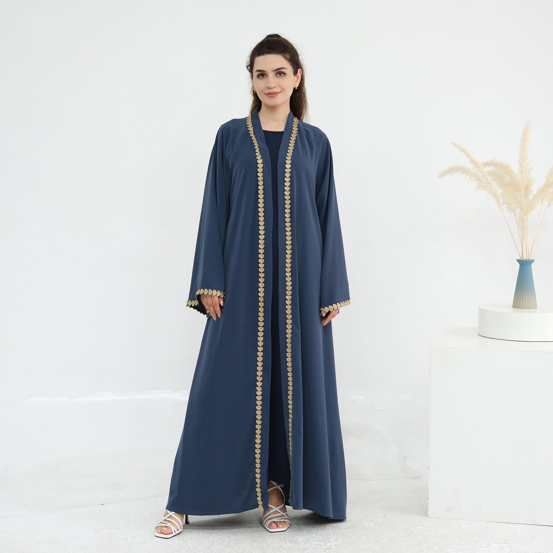Gold Yoke Abaya