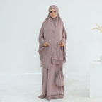 4 Pcs Prayer Abaya Set