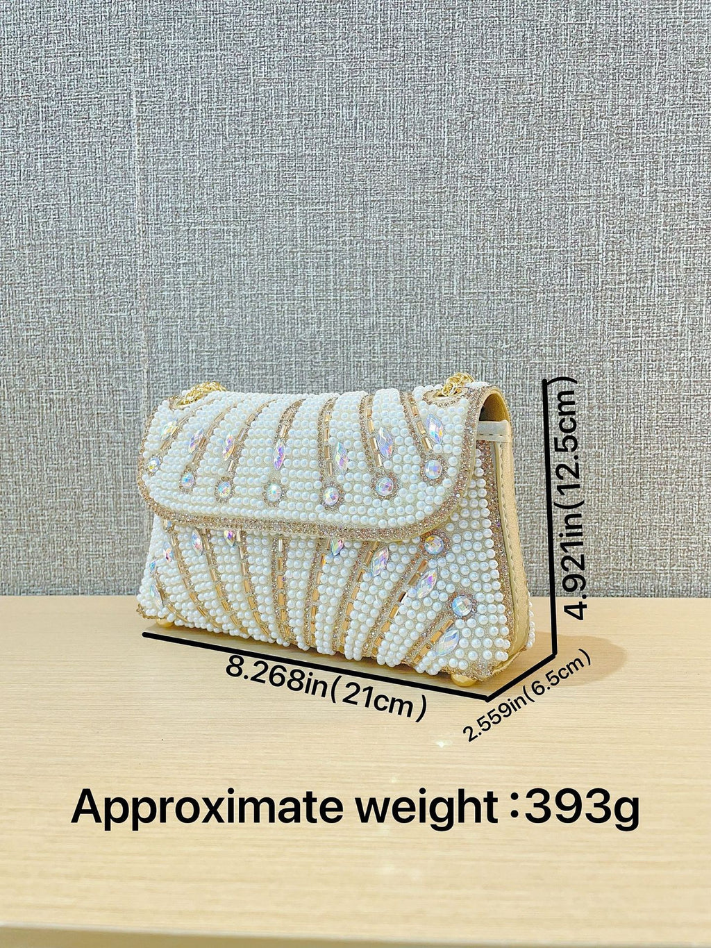 Stylish Rhinestone Handbag