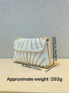 Stylish bead Rhinestone Handbag