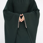 Fashion Satin  Butterfly Abaya