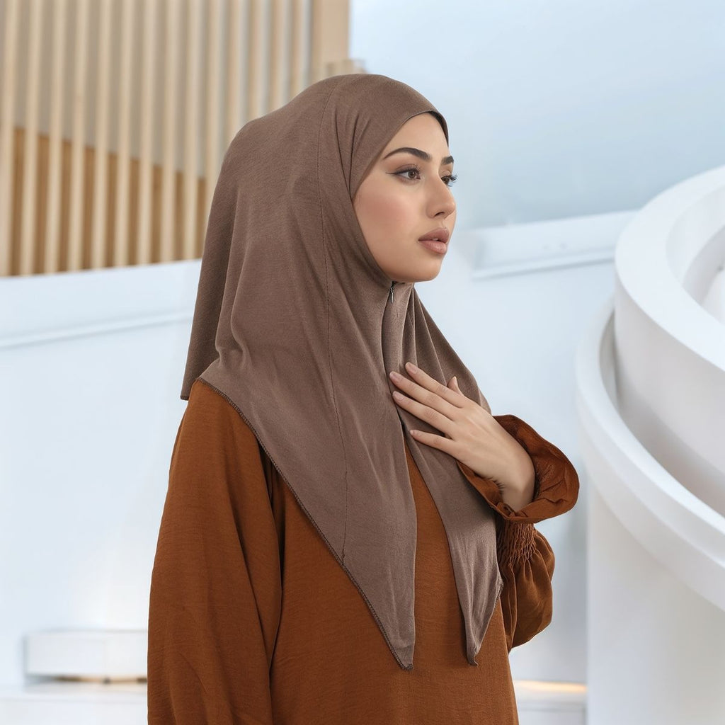 Golden Crown Chiffon Long Scarf for Women