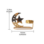 Ramadan Crescent Moon Star Tealight Holder