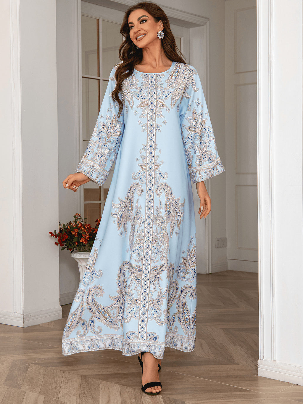 Gorgeous Blue Kaftan