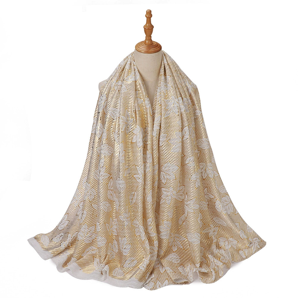 Maple Leaf Printed Hijab