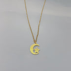 Sun and Moon Star Pendant