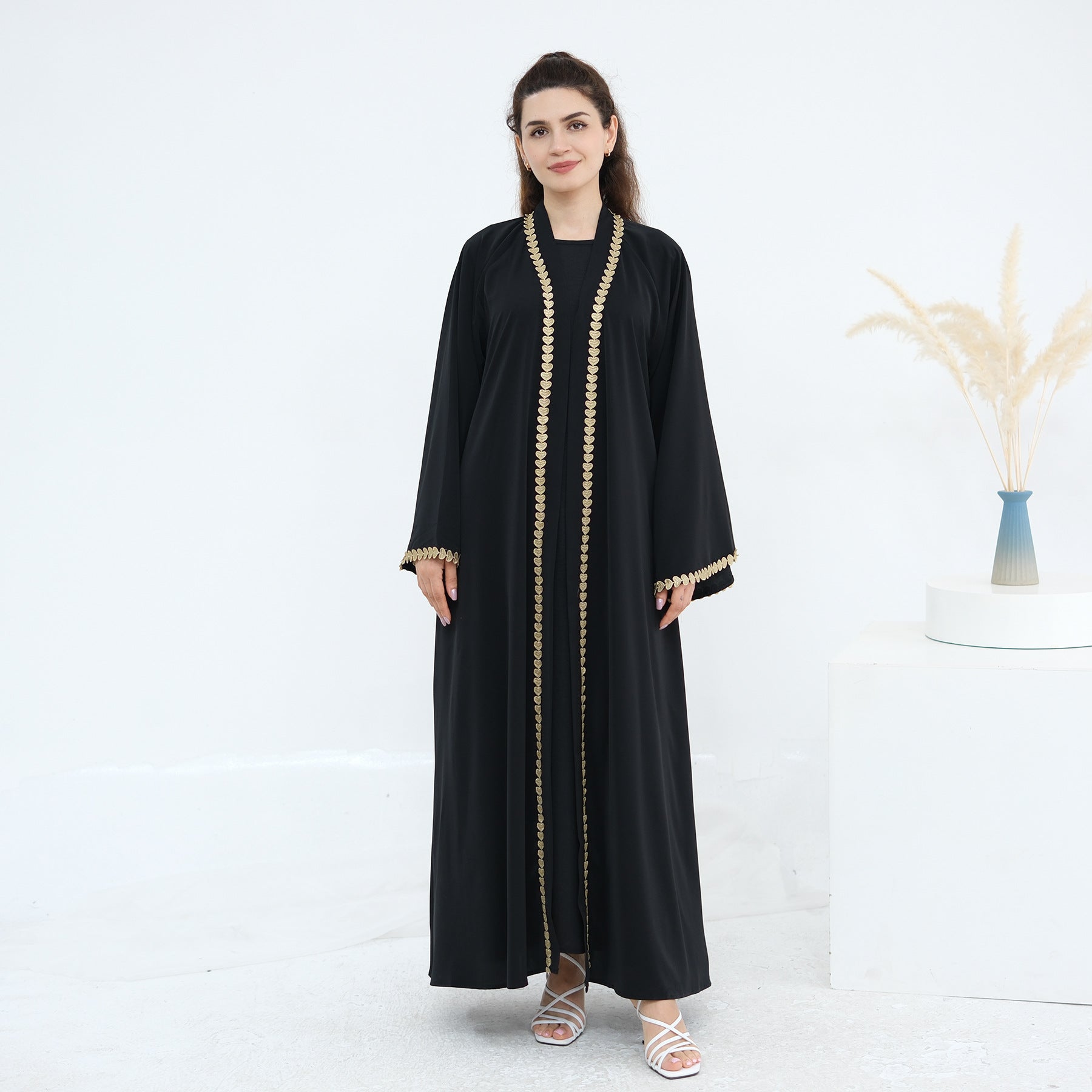 Gold Yoke Abaya