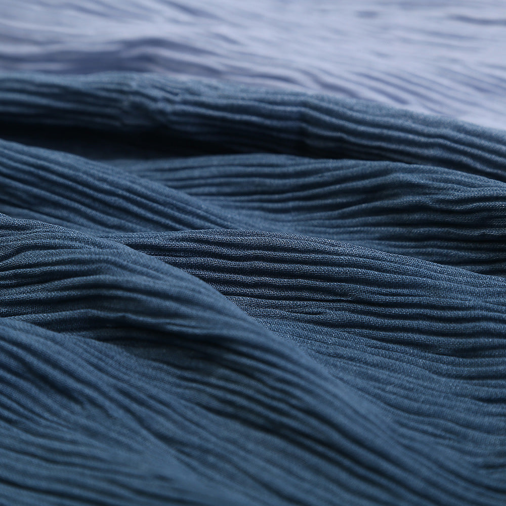 حجاب بتكتل الألوان، وتجعيدها، وتدرجها