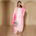 Printed Bodycon Part Abaya