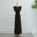 Solid Color Sleeveless Inner Dress