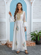 Luxury White Kaftan