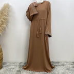 فستان برباط مخيط بختم ساخن