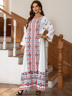 Floral Long Kaftan