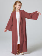 Ramadan Stylish Open Front Abaya Dress