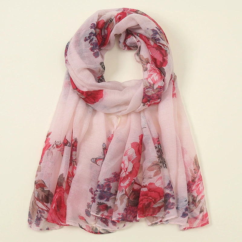Floral Printed Hijab