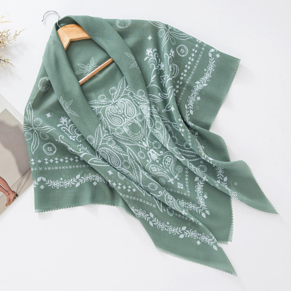 100 Color Wave Printed Hijab 51-75