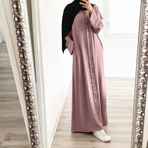 Paneled Sequin Abayas