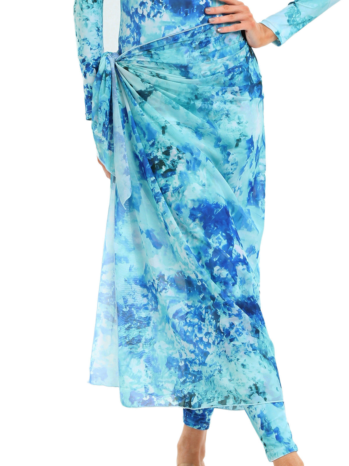 3-Piece Foam Muslim Swimsuit