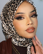 Leopard Printed Hijab