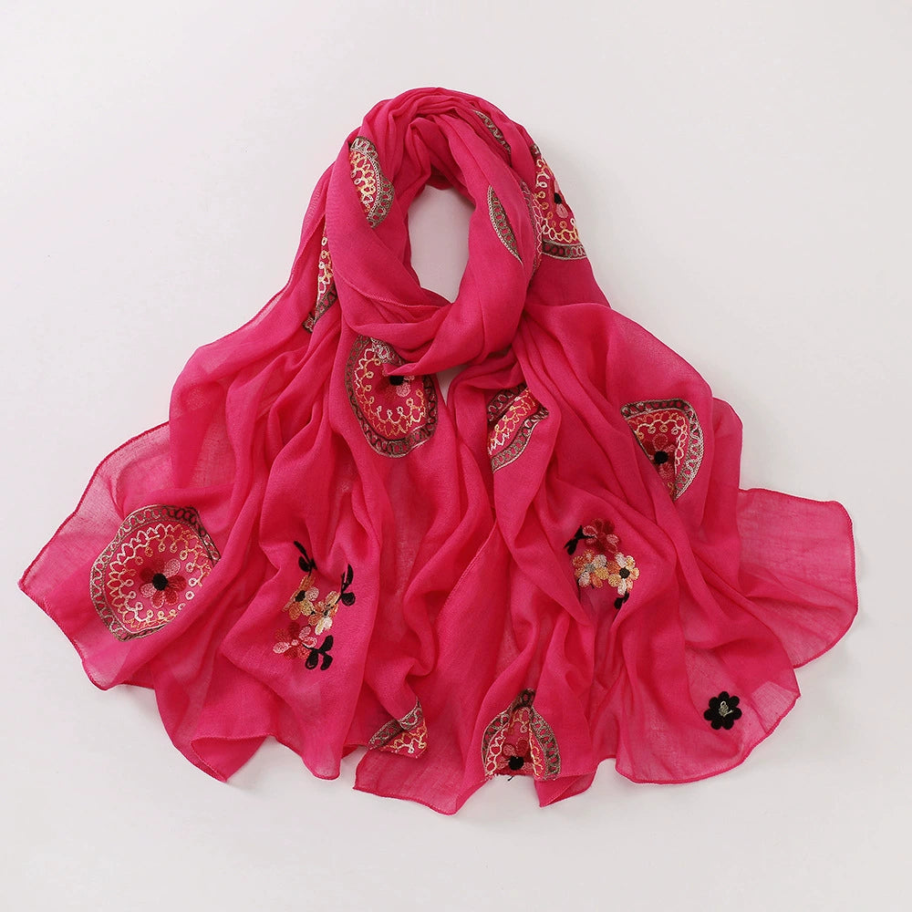 Bohemian Embroidered Hijab
