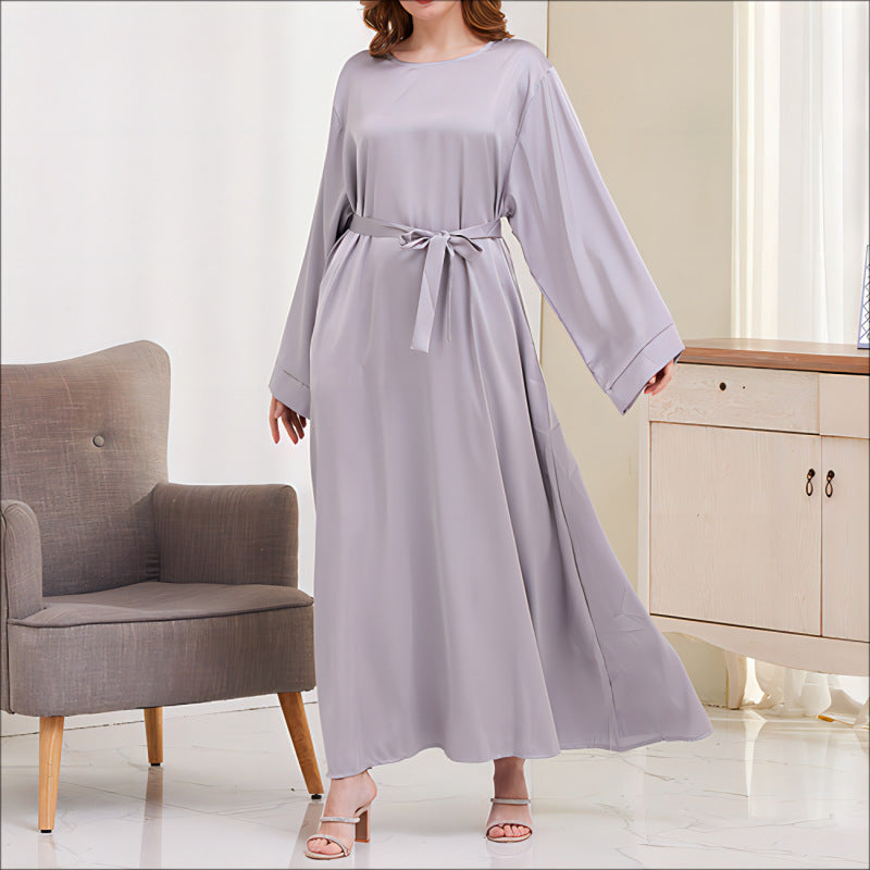 فستان رمضان مع حزام 