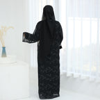 Full Body Embroidered Cardigan Abaya