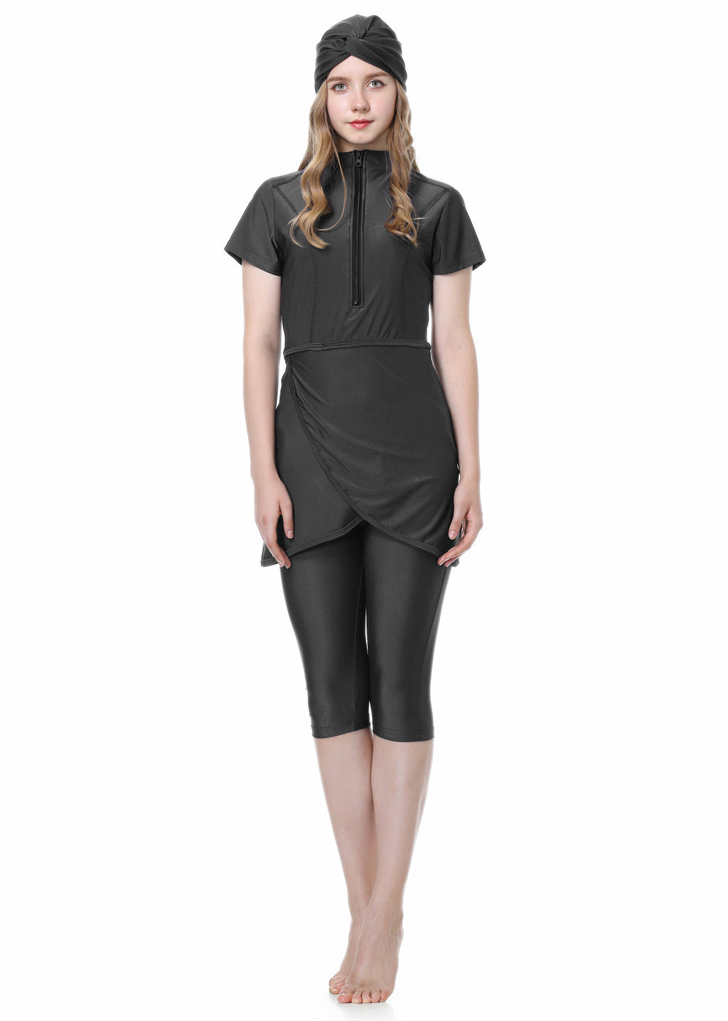 Short Sleeve 3PCS Swimwear Burkini