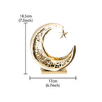 Crescent Moon Metal Incense Burner