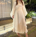 Starry Sky Solid Color Abaya