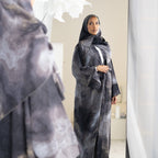 Fashion Printed Abaya with Hijab
