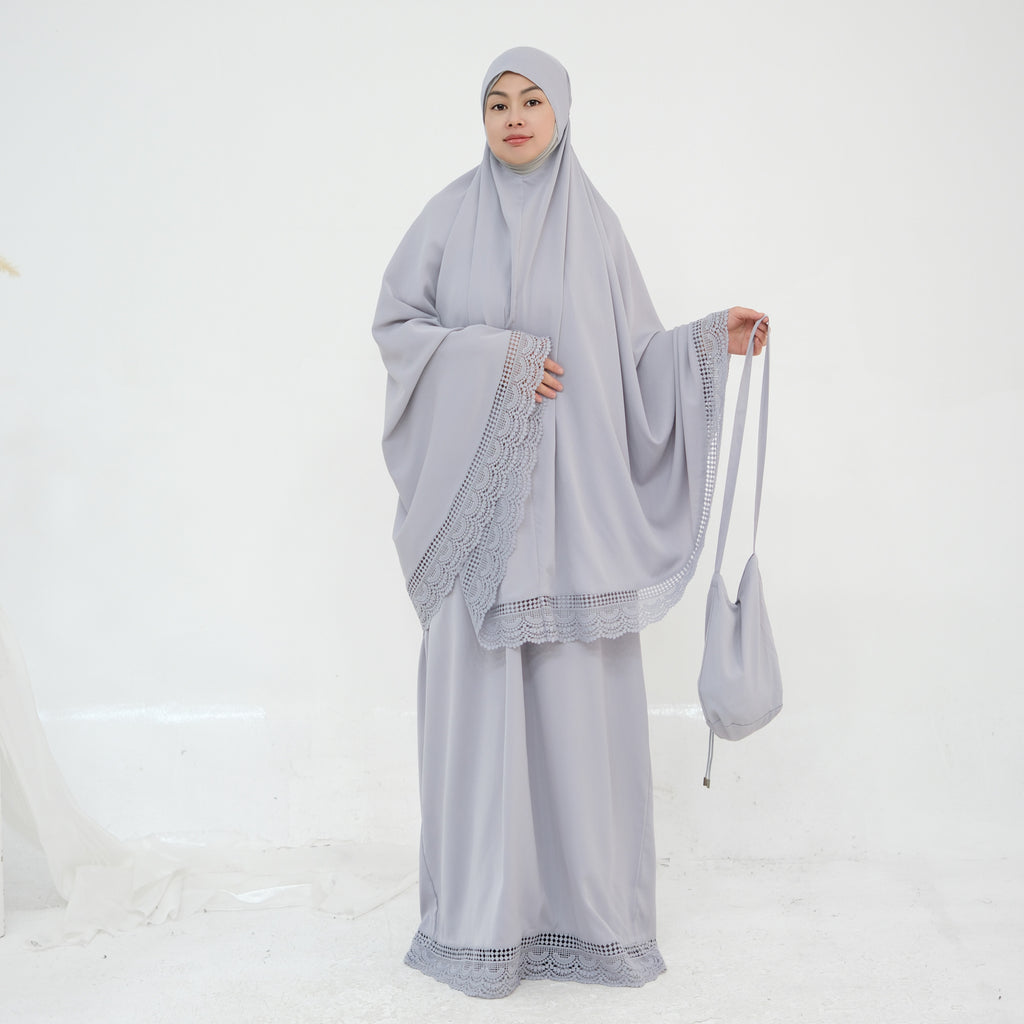 4 Pcs Prayer Abaya Set