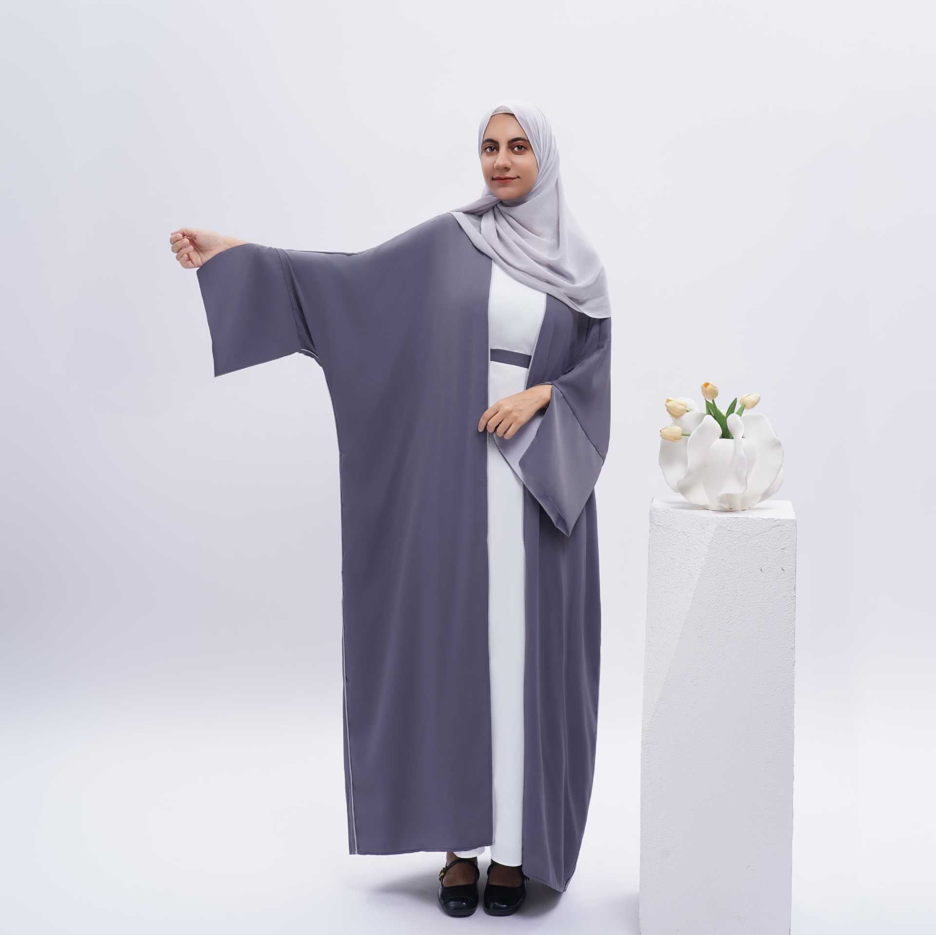 Women Abaya Open Kimono Long Robes