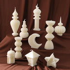 Moon Star Castle Candle for Ramadan Decor