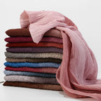 حجاب بتكتل الألوان، وتجعيدها، وتدرجها