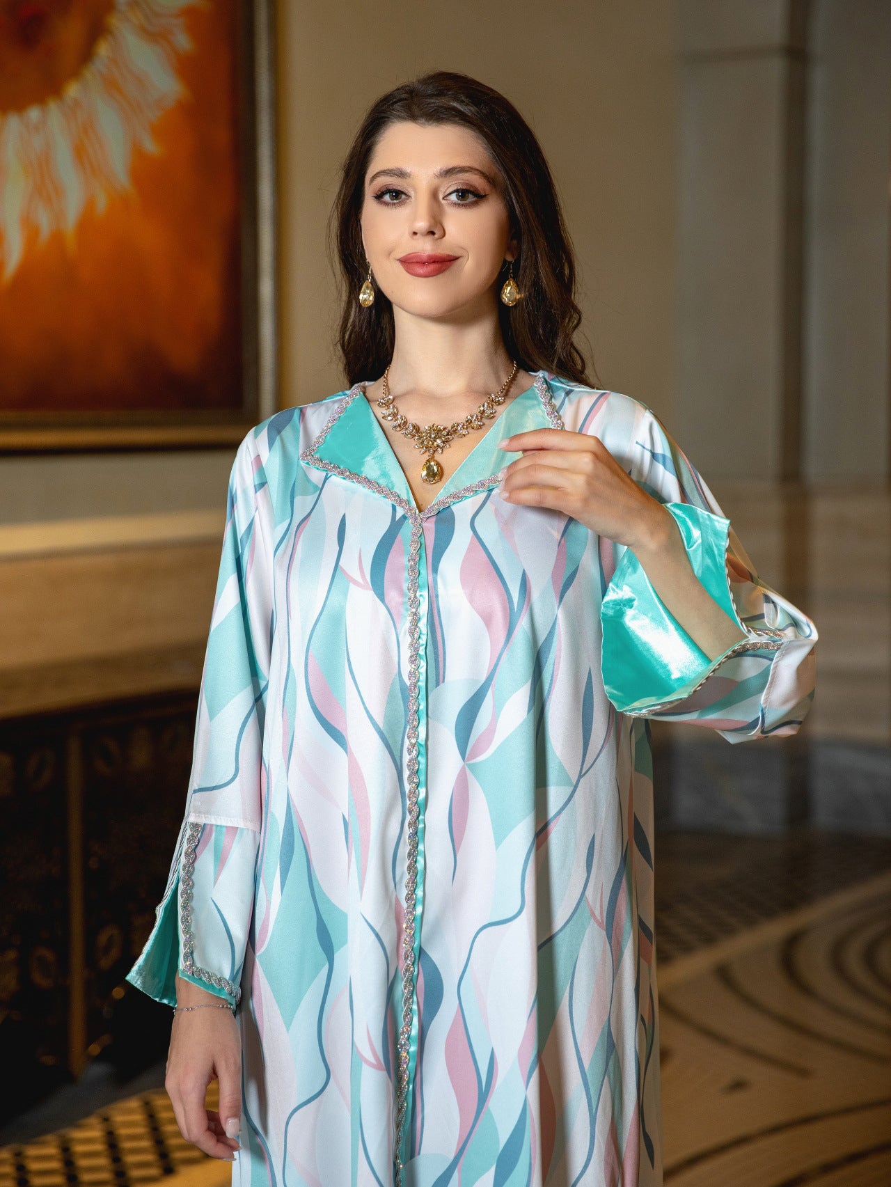 عبايات ترتر - ازرق